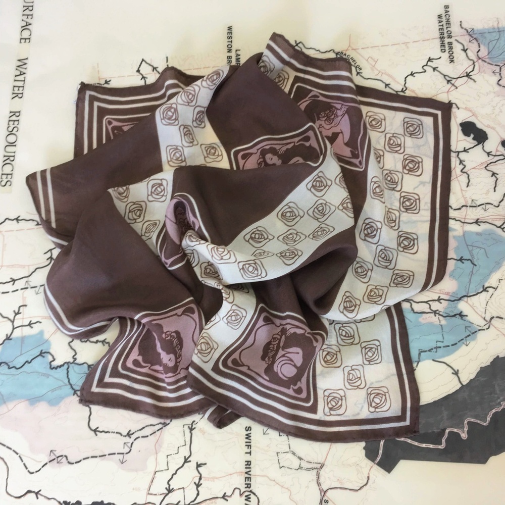 3/$50! 100% Silk Japanese Scarf